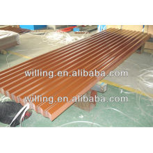 Pre-painted galvanized corrugate steel sheet for wall